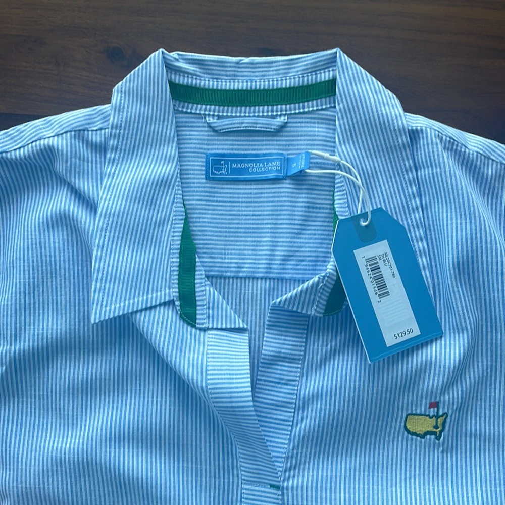 MASTERS 2022 WOMENS SEERSUCKER TUNIC - Picture 3 of 3